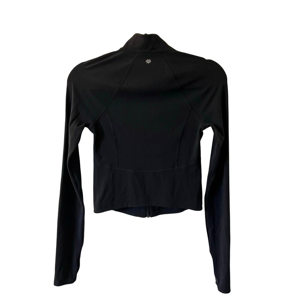 Athleta Black Salutations Crop Jacket - image 4